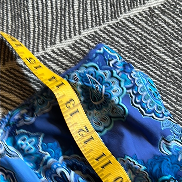 Ralph Lauren Blue One Piece Swimsuit with Ruched Detail size 12 good condition - Picture 10 of 10